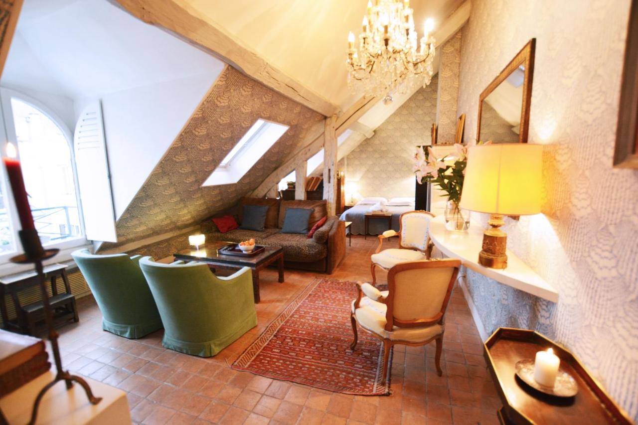 Charming Studio Near Louvre Paris Bagian luar foto