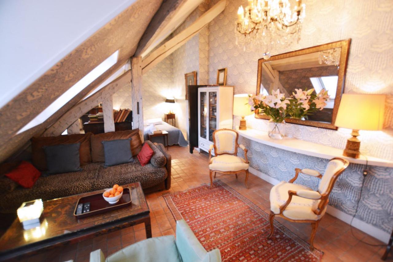 Charming Studio Near Louvre Paris Bagian luar foto